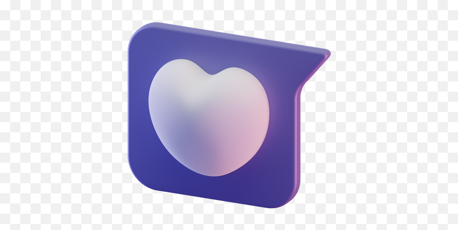 Love Chat 3d Illustrations Designs Images Vectors Hd Graphics Emoji,What Does A Purple Heart Emoji Mean