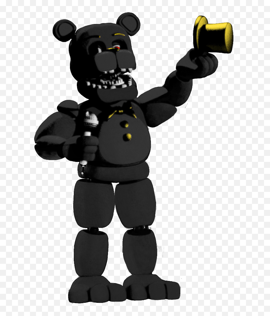 Unwithered Nightmare Fnaf 2 - Nightmare Fnaf Black Bear Emoji,Fnaf Emojis