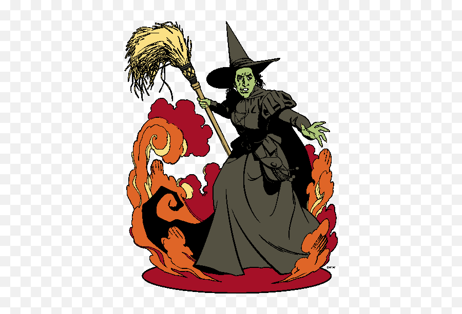 Wizard Of Oz Witch Clipart - Wicked Witch Wizard Of Oz Clipart Emoji,Wicked Witch Emoji