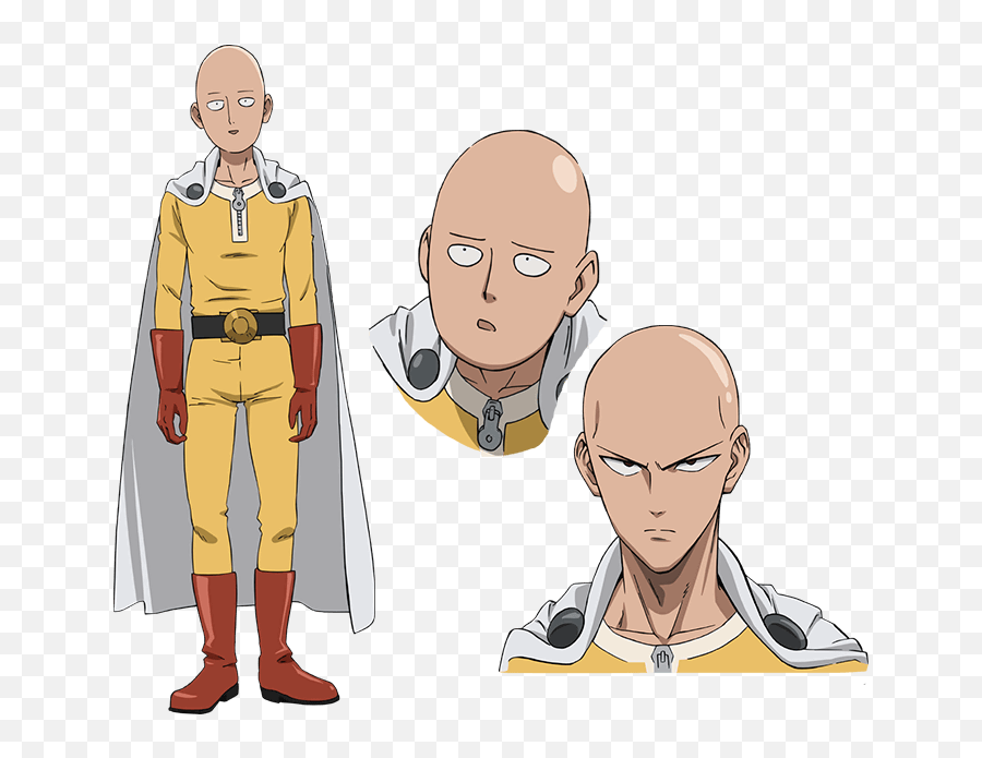 Licensed One - One Punch Man Saitama Concept Art Emoji,Saitama Emoticon