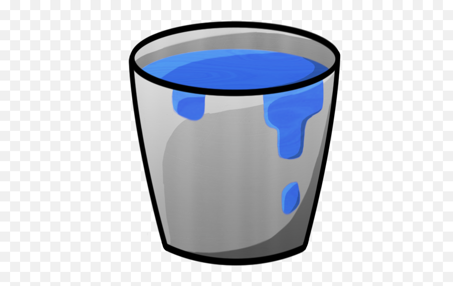 Bucket Water Icon - Clipart Water Bucket Emoji,Paint Bucket Emoji