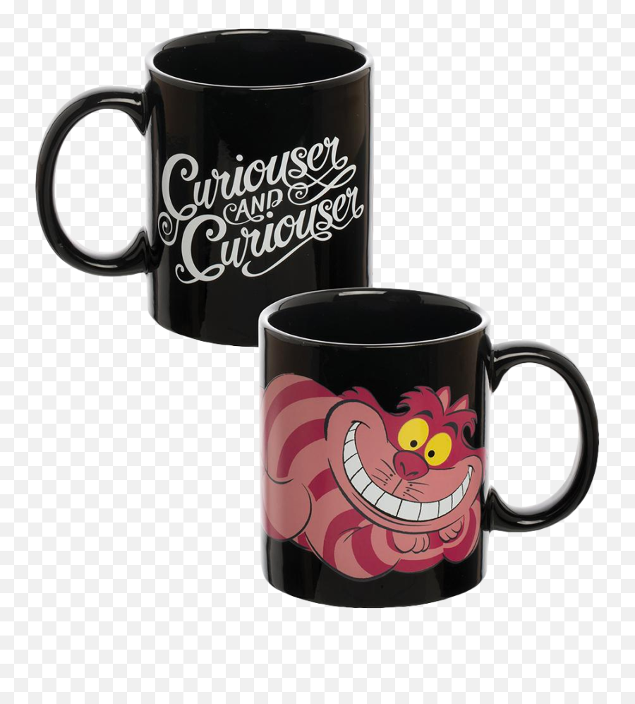 Alice In Wonderland - Cheshire Cat Heat Changing Ceramic Mug Flintstones Coffee Mug Emoji,Heat Emoticon