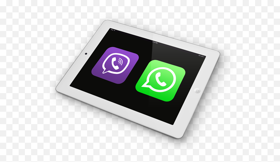 Download Hd Viber And Whatsapp On Ipad - Viber Emoji,Emojis Ipad Air