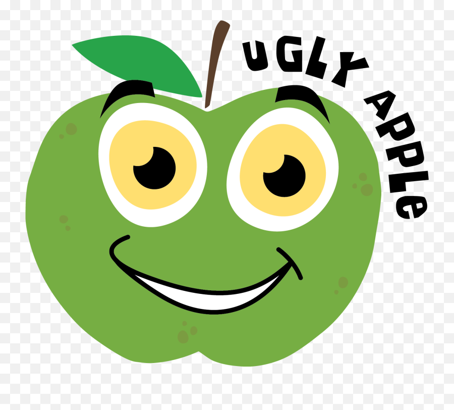 Ugly Apple Brunch Emoji,Apple Logo Emoticon