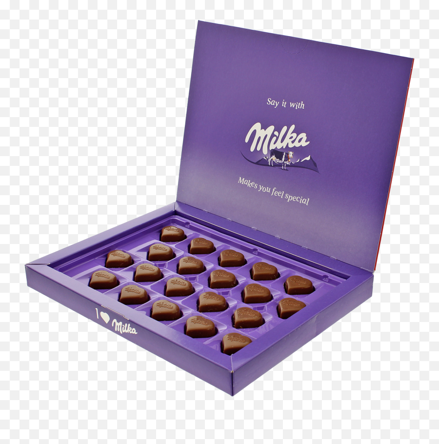 Pralines I Love Milka 110 Grammes St Valentin 2018 Praline - Milka Emoji,Emoji 2 Margarita Answer