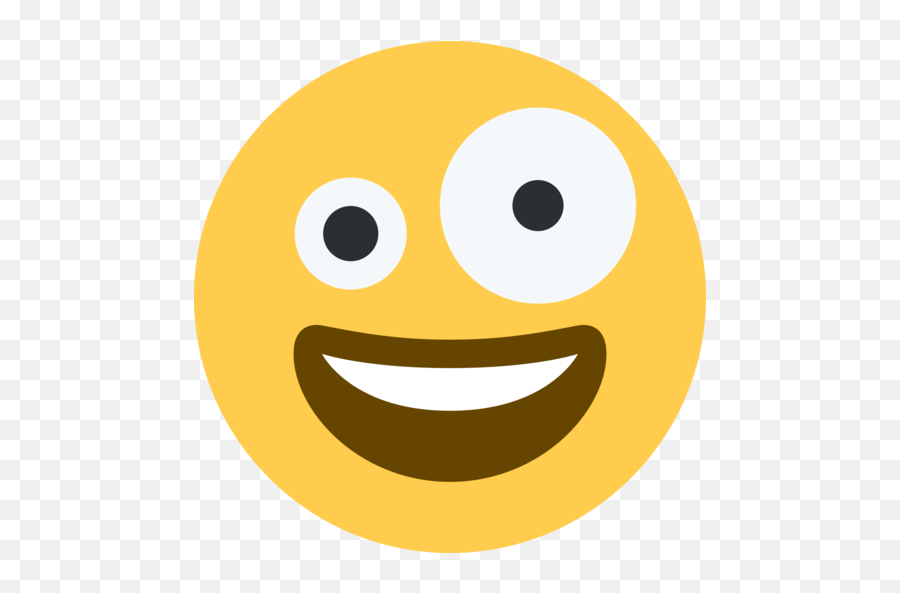 Zany Face Emoji - Emoji For Be Careful,O/ Meaning Emoticon