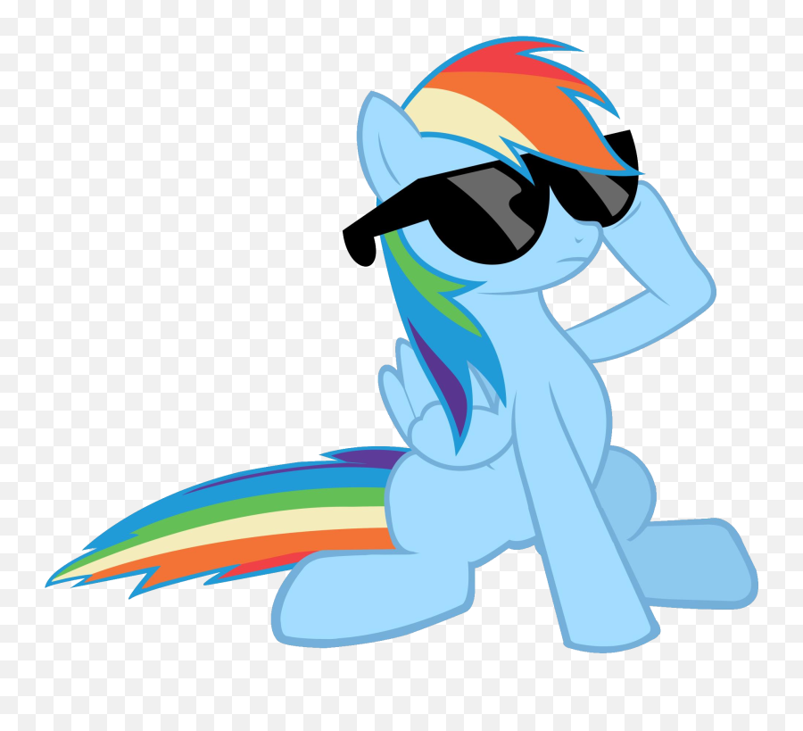 A Written Review - Cool Rainbow Dash Png Emoji,My Little Pony Rainbow Dash Sunglasses Emoticons