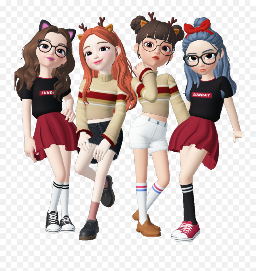 Gambar Aesthetic Kartun Zepeto - Guzel Kiz Fotolari Animasyon Emoji,Firly Emoji