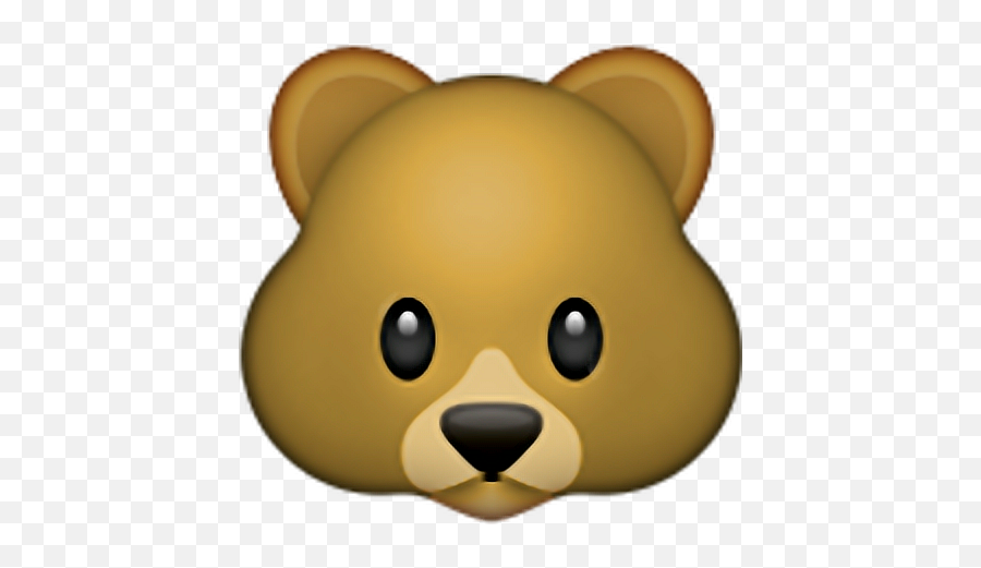 Download Emoji Emoticon Urso Emoticonurso Pngtumblr Pngs Png - Iphone Bear Emoji,Iphone 6 Emoticon