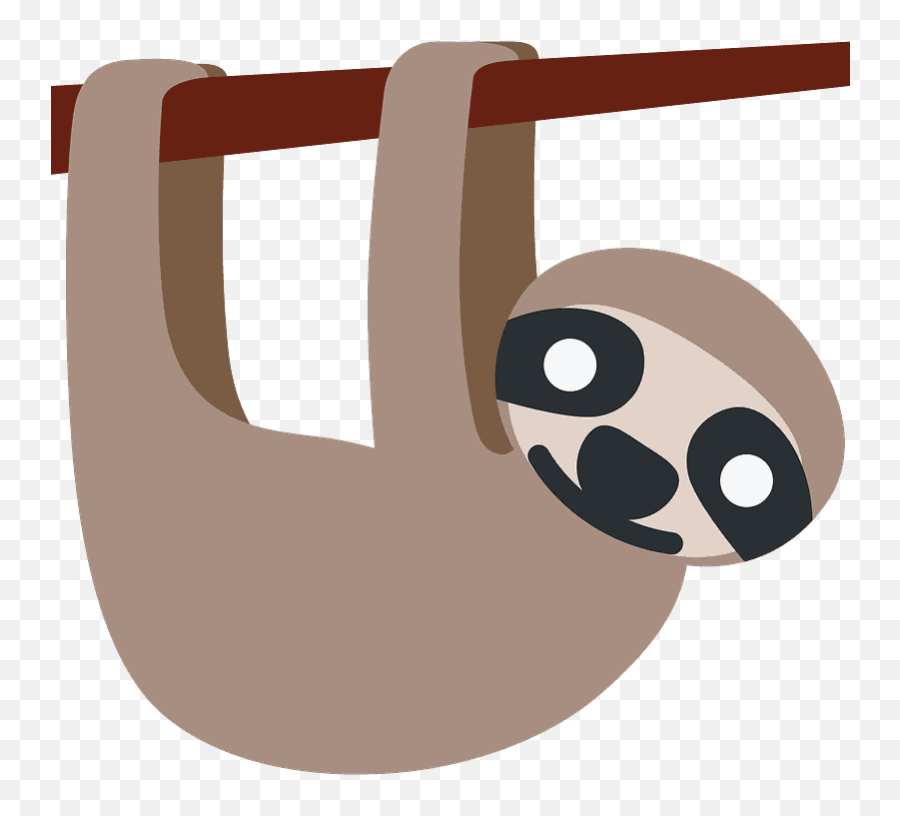 Sloth Emoji Clipart - Sloth Emoji Twitter Png Download Sloth Emoji Discord,Twitter Emoji