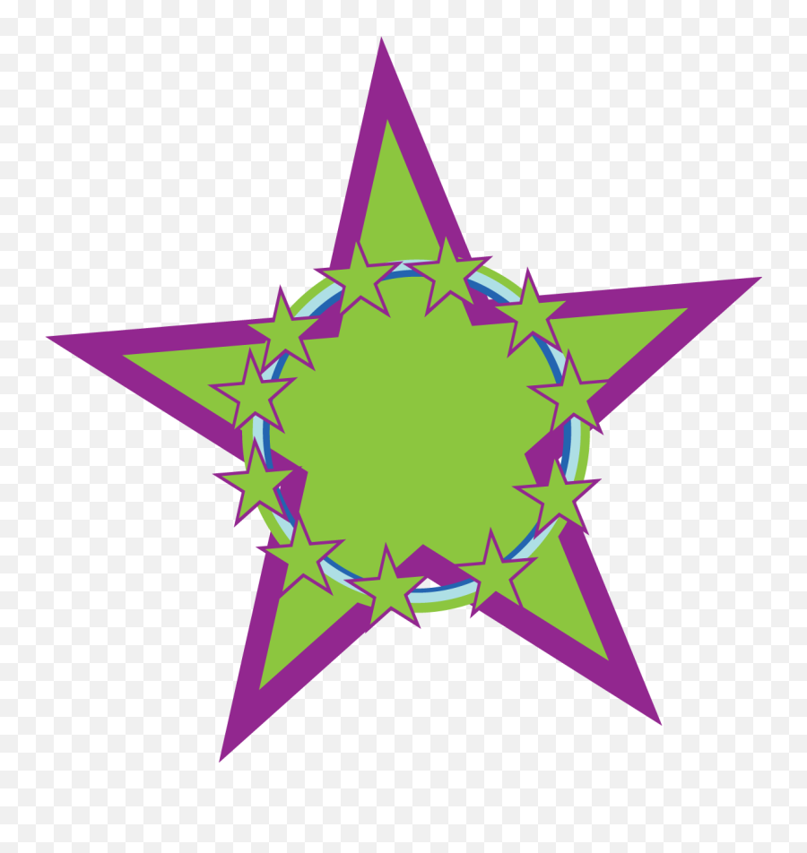Pictures Of Stars Clipart Clipart - Clipartix Purple And Green Clipart Star Emoji,Purple Stars Emoji