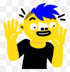 Raising Arms In Delight Gif - Happy Emoji,Confused Arms Emoticon