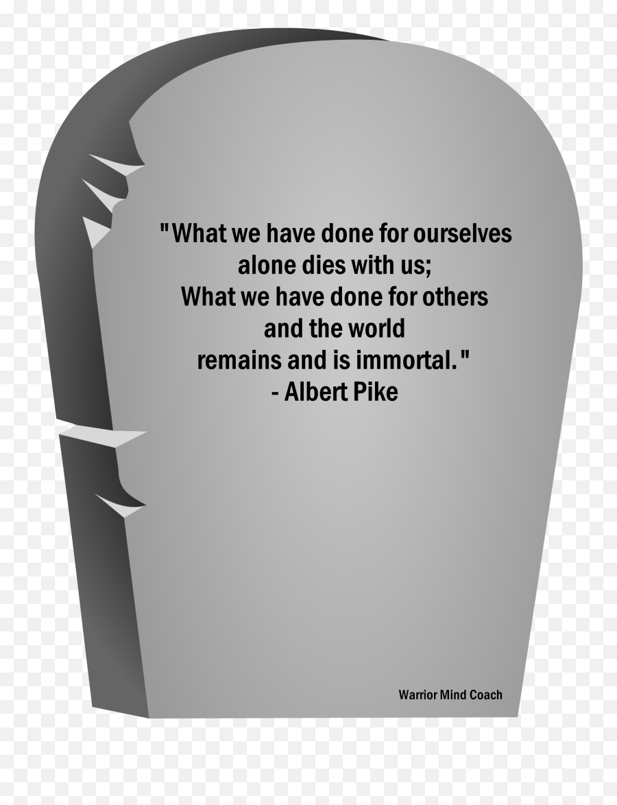 Mental Strength Albert Pike - Language Emoji,The Warrior Has Control Over His Emotions Quote