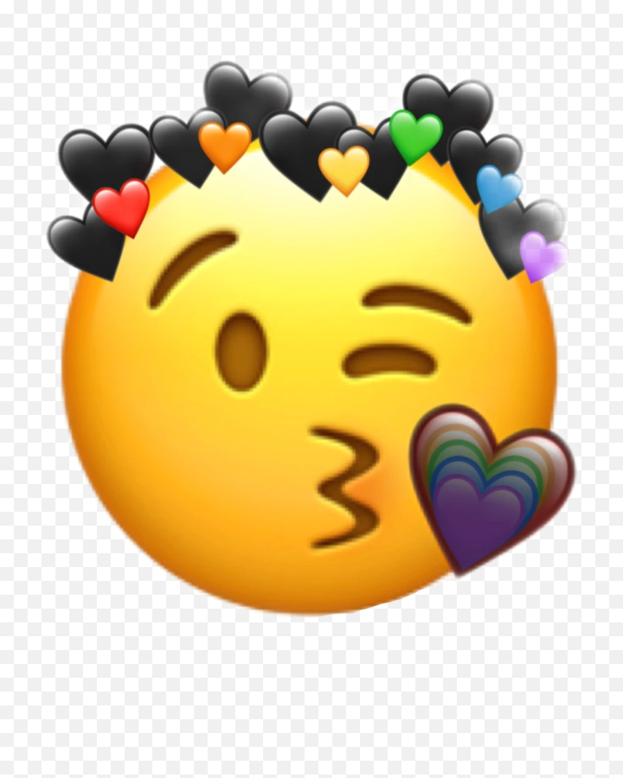 Rainbowhearts Stickers - Pout Emoji,Ahri Emoticon