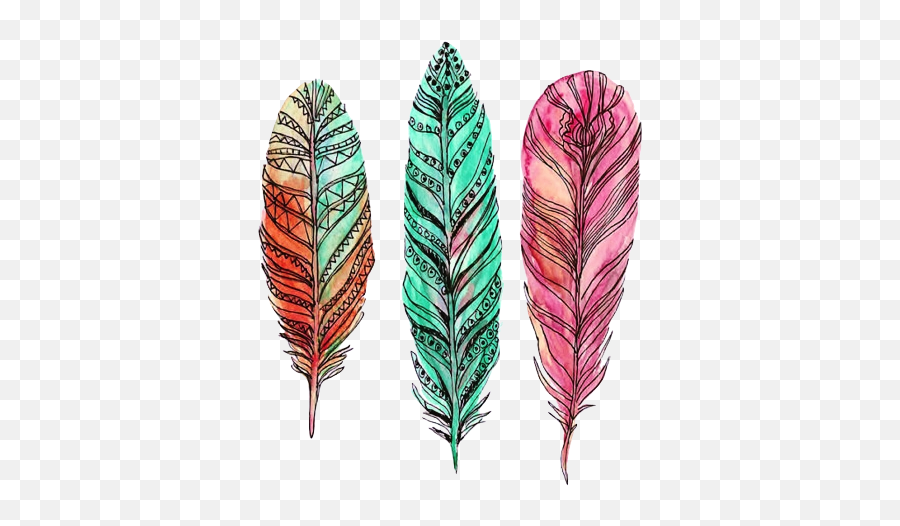 Watercolor Feather Transparent Images Png Png Mart - Png Feather Emoji,Feather Emoji