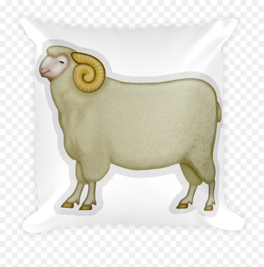 Emoji Pillow - Animal Figure,Sheep Emoji
