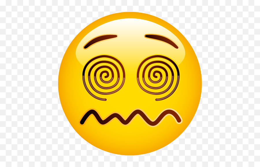 Spiral Eyes Emoji Meaning - Dizzy Emoji,Eyes Iphone Emoji Transparent
