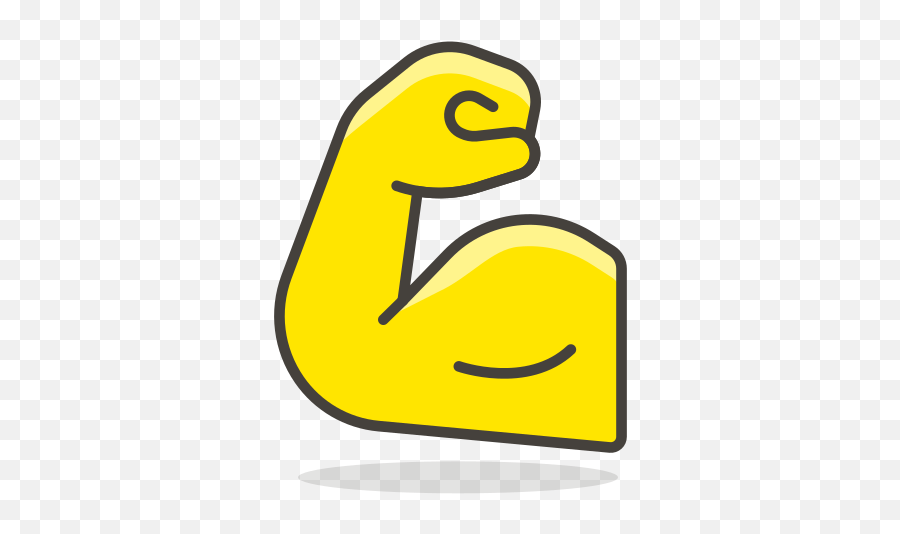 Flexed Biceps Free Icon Of 780 Free Vector Emoji - Icon,Peach Emoticon Whatsapp Ios