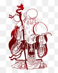 Chinese Classical Longevity Elderly - Sketch Emoji,Lunar New Year Emojis Golden Pig