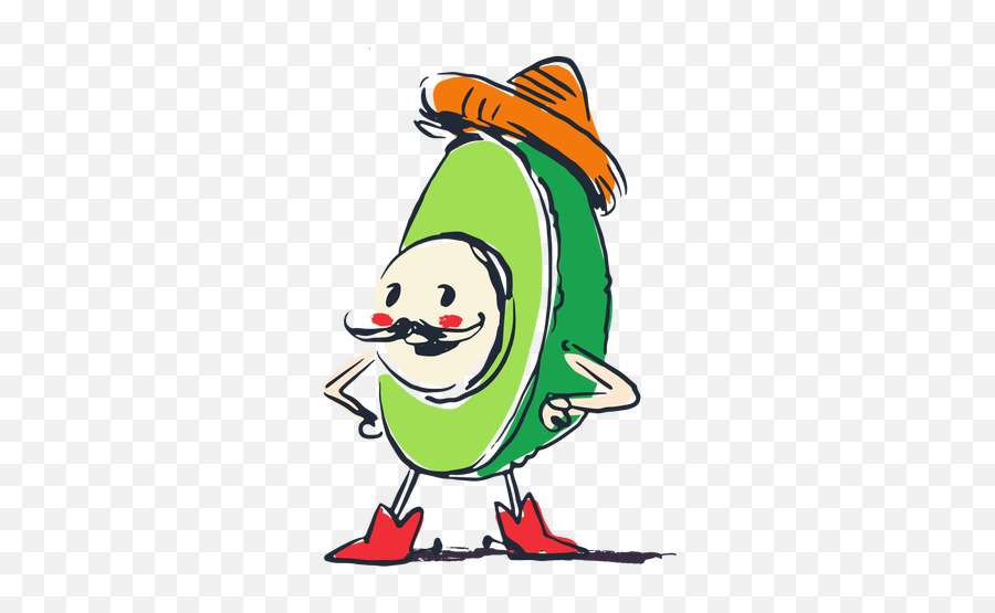 Svg De Abacate Com Fundo Transparente - Aguacate Mexicano Animado Emoji,Emoji Animae Maker