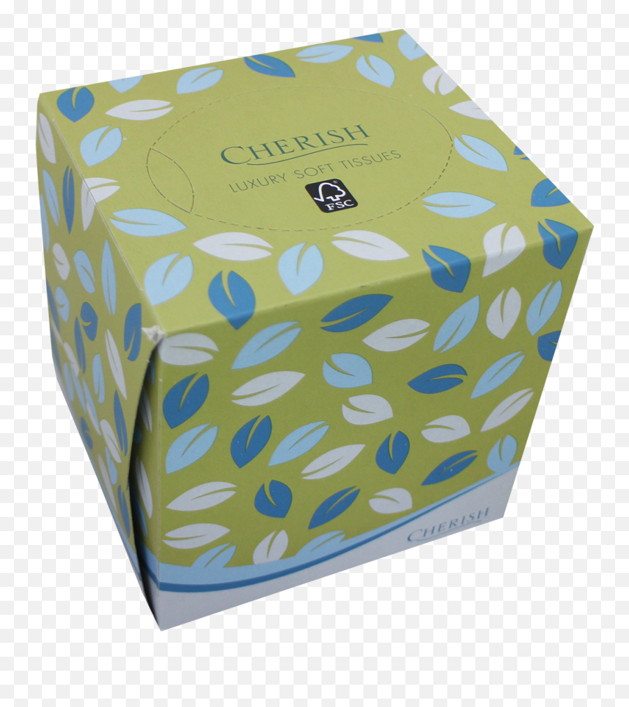Cherish Pop Up Cube 2ply Tissues 70s - Cardboard Packaging Emoji,Tissue Box Emoji