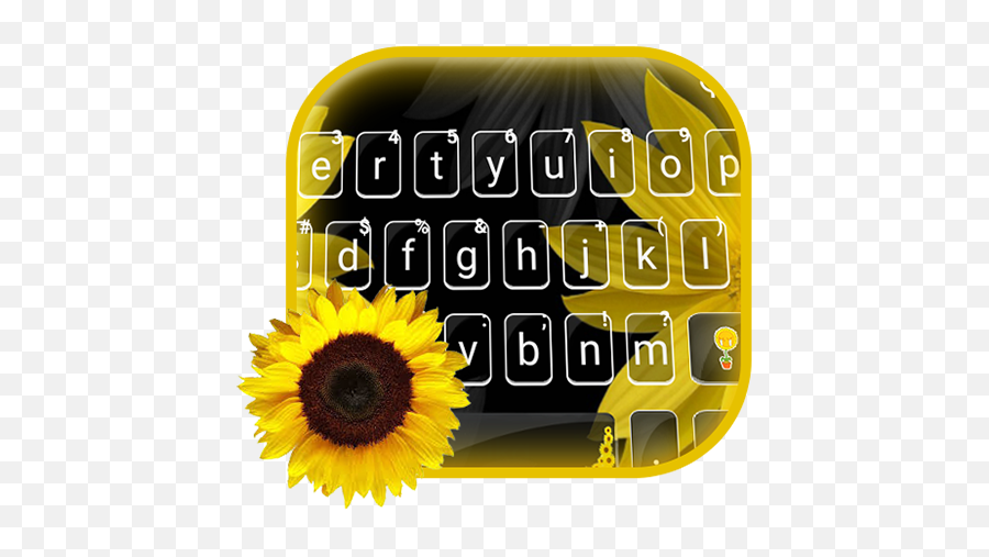 Blossom Sunflower Keyboard Theme U2013 Apps Bei Google Play - Sunflower Emoji,Sun Flower Emoji