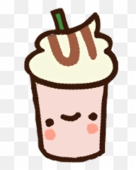Tiny Miniature Mini Kawaii Sickers - Happy Emoji,Frappuccino Emoji