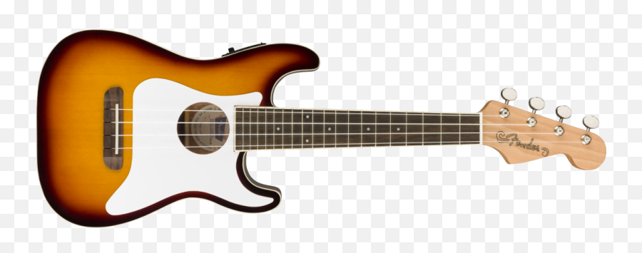 Fender Fullerton Strat Uke Sunburst 097 - 1653032 Emoji,Bass Guitar Emoji