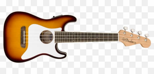 Fender Fullerton Strat Uke Sunburst 097 - 1653032 Emoji,Bass Guitar Emoji