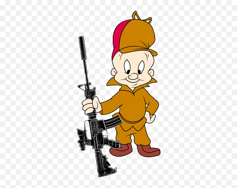 Elmer Fudd With An M16 Emoji,Elmer Fudd Emoji - Free Emoji PNG Images