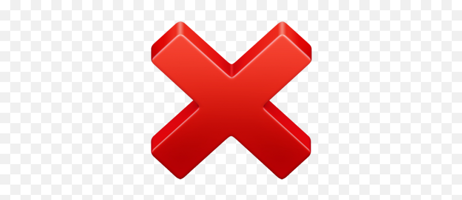 Symbol X Mark Check Mark Cross - Clipart Red Cross Emoji,Check Mark Emoji