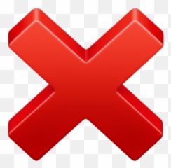 Symbol X Mark Check Mark Cross - Clipart Red Cross Emoji,Check Mark Emoji