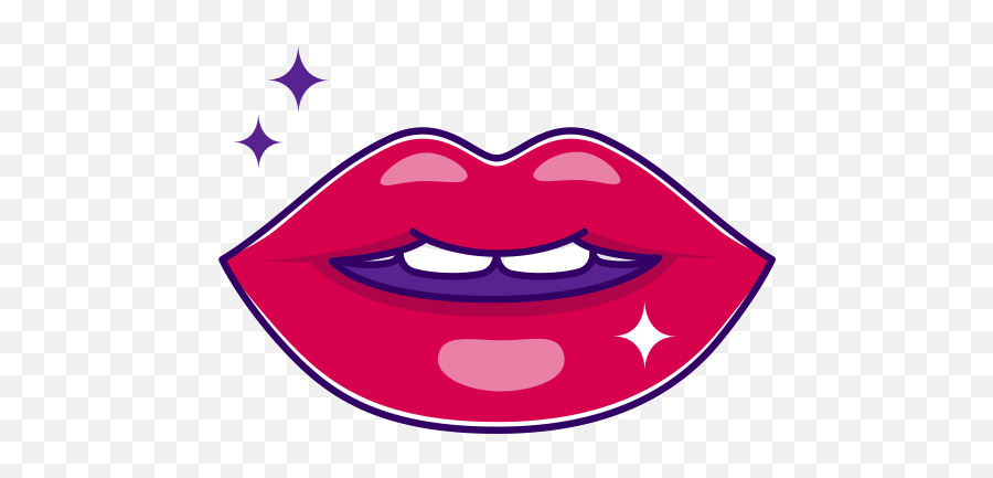 2d Animation U2014 Emma Gilberg - Lip Cartoon Gif Emoji,Sexy Kissing Emoticons