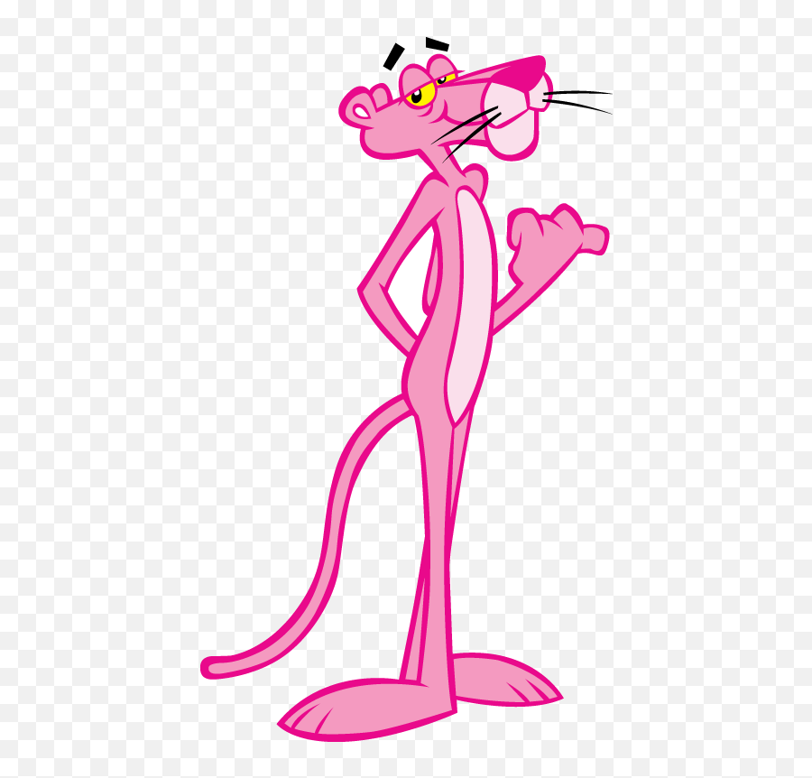 Pink Panther Shows His Attitude - Pink Panther Png Emoji,Pink Panther Emoticon Code
