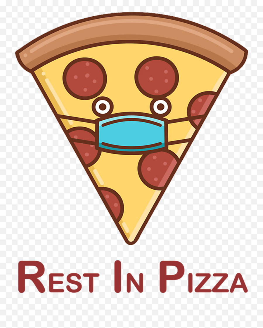 Awesome U0027rest In Pizzau0027 Sweatshirt Crewneck Sweatshirt - Size Orange Pizza With Face Cartoon Emoji,Order Pizza By Emoji