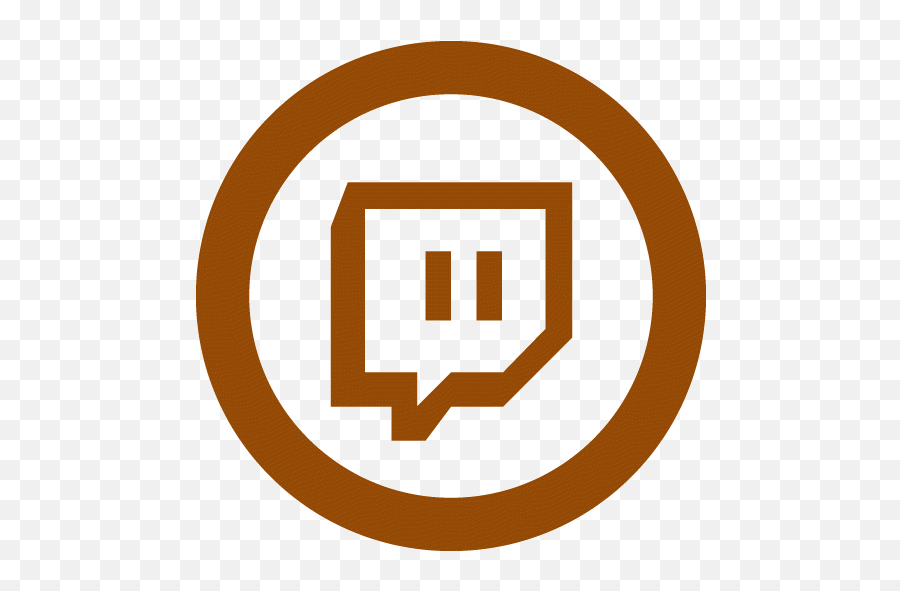 Brown Twitch Tv 2 Icon - Red Twitch Logo Emoji,Twitch Emoticon :bread: