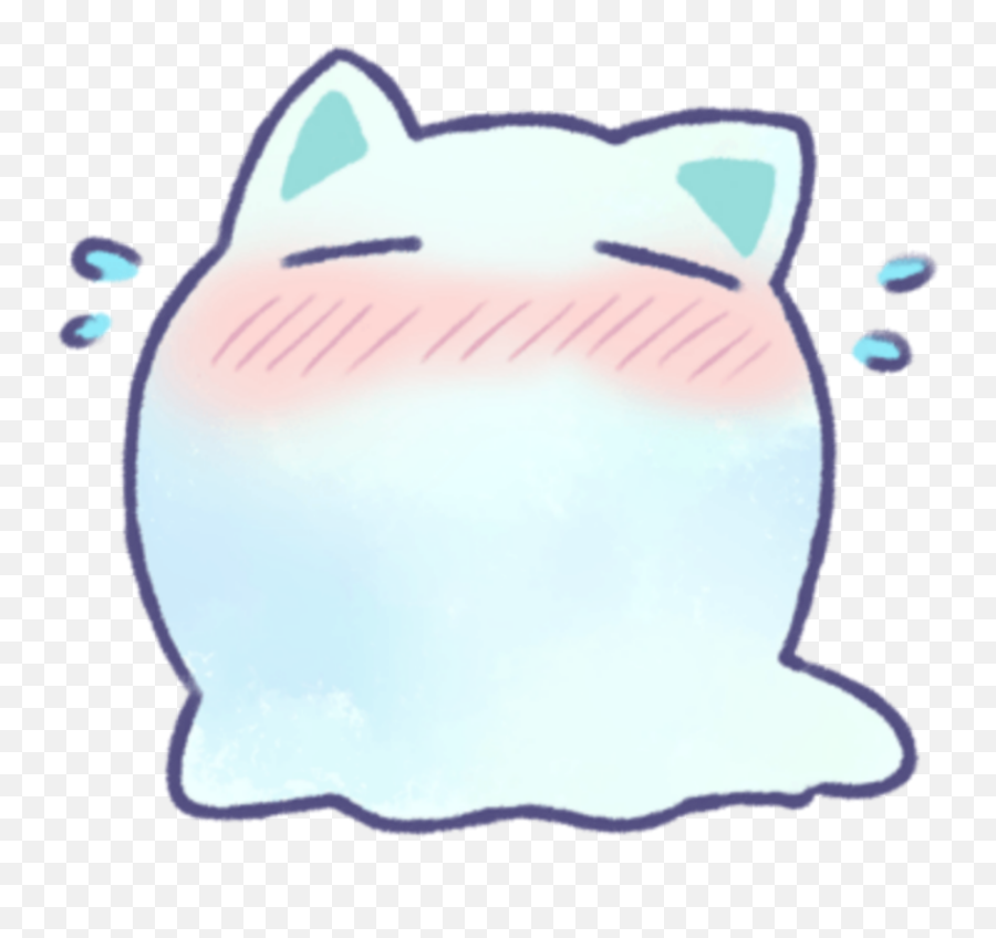 Cat Cute Chibi Ghost Sticker - Cat Emoji,Ghost Cat Emojis
