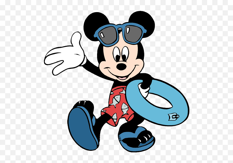 Disney Clipart Tennis Disney Tennis Transparent Free For - Pool Mickey Mouse Swimming Emoji,Emotions Mickey