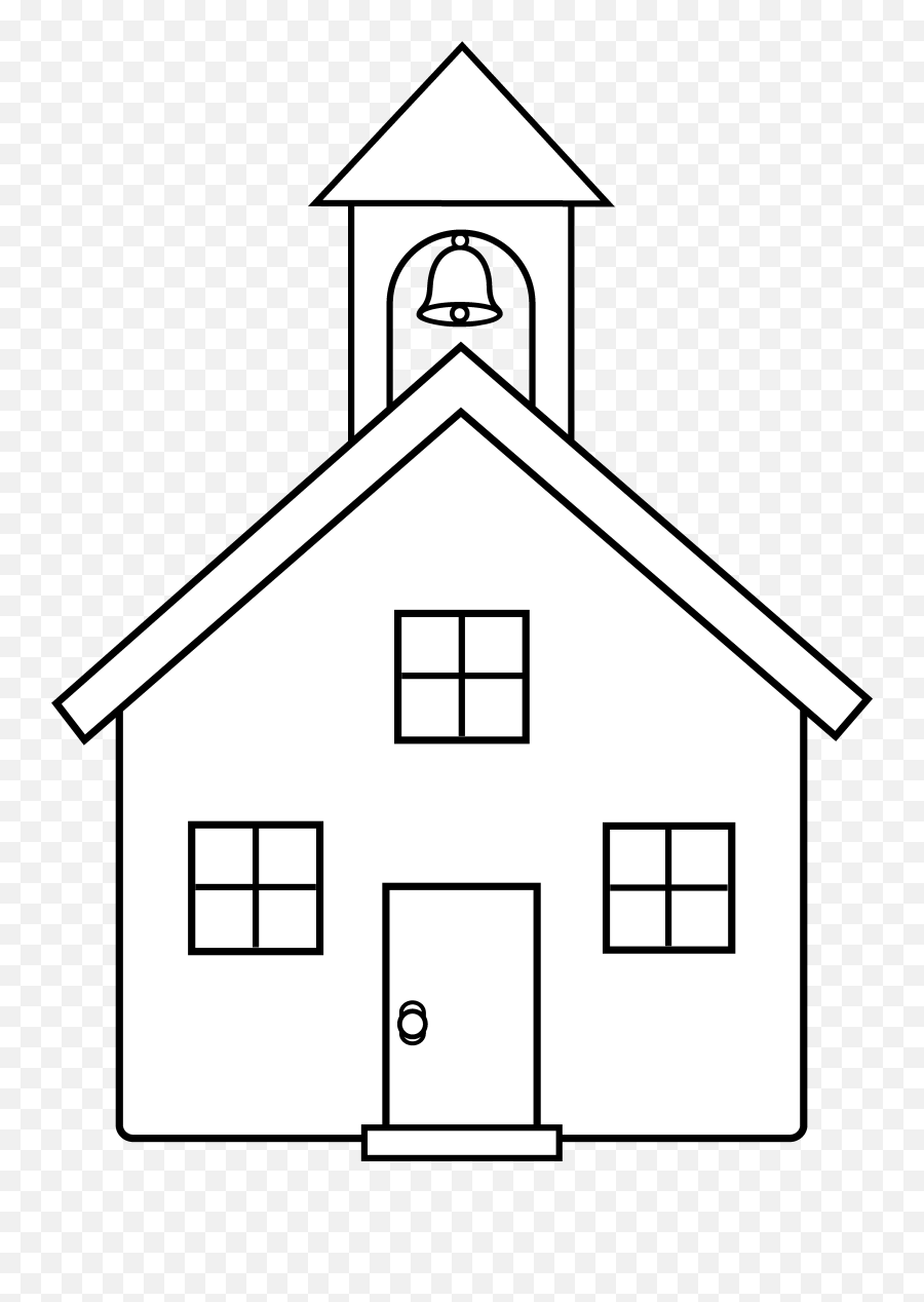 Free Schoolhouse Cliparts Download Free Schoolhouse - Background Black School Png Emoji,Aops School House Emojis