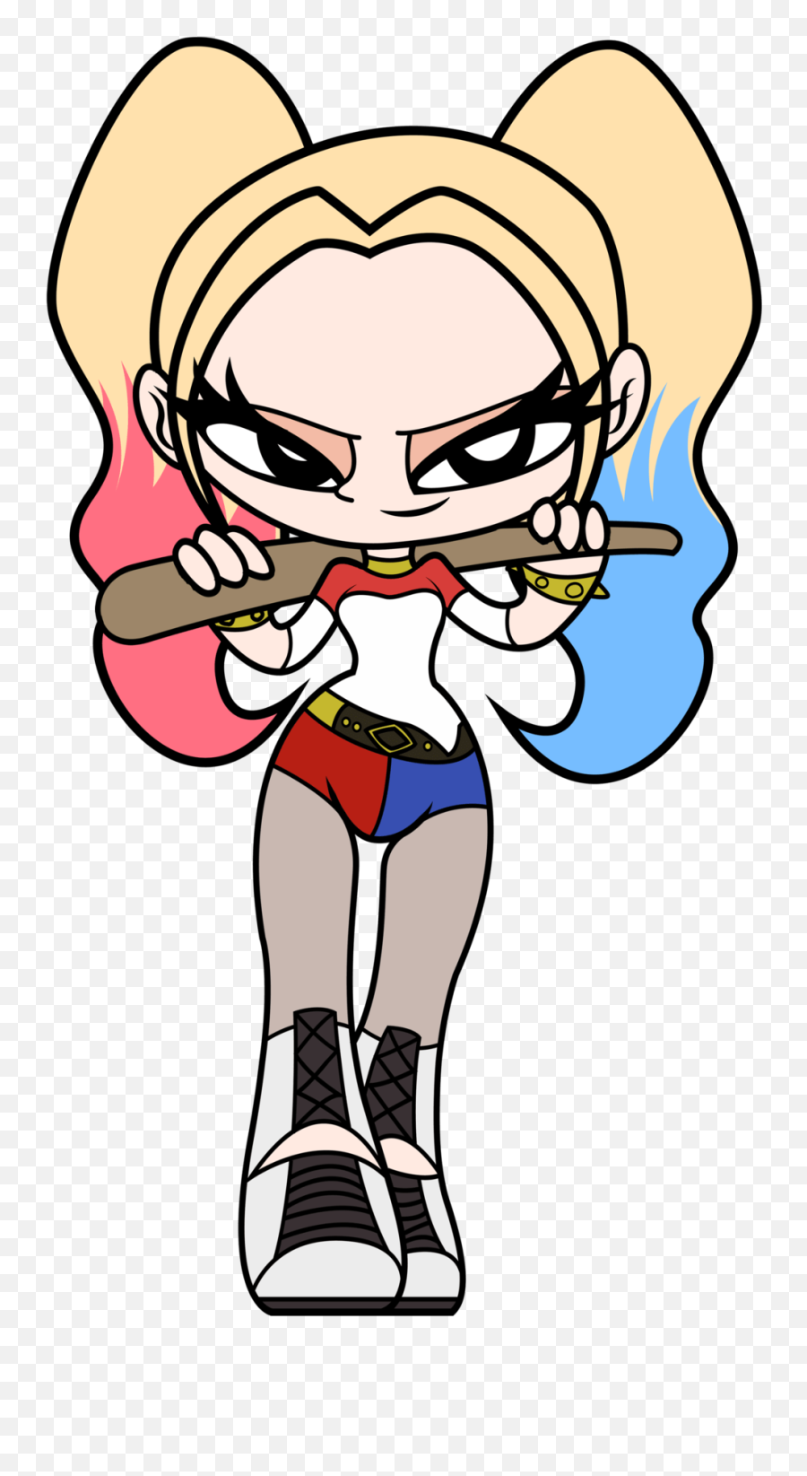 Harley Quinn Suicide Squad Clipart - Harley Quinn Animada Png Emoji,Suicide Squad Emoji