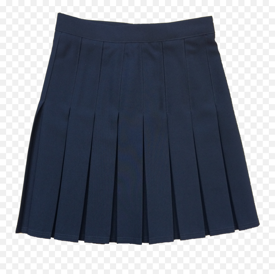 Down Pleated Skirt - Solid Emoji,Emoji Skirt