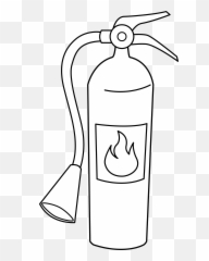 Clipart Flames Cartoon Clipart Flames - Simple Fire Extinguisher Drawing Emoji,Fire Extinguisher Emoji