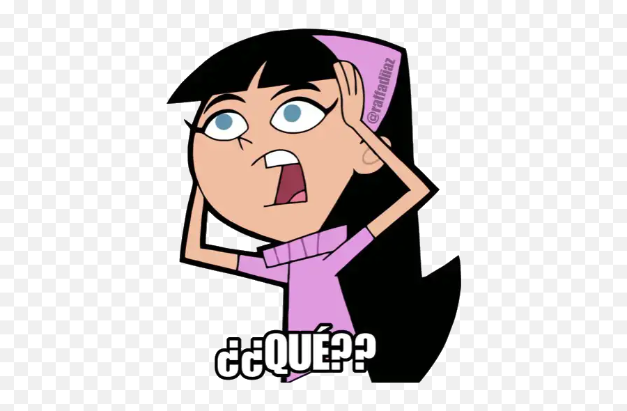 No Lo Se Tu Dime Sticker Whatsapp - Trixie Tang Sticker Whatsapp Emoji,Emojis De Cachetadas