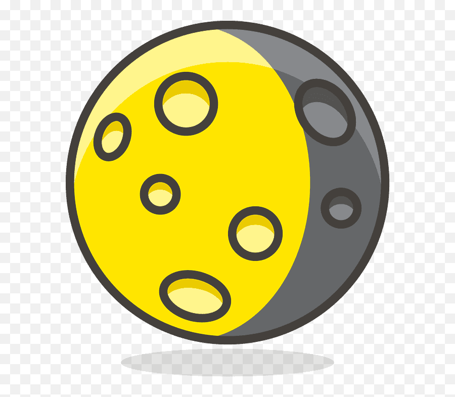 Waning Gibbous Moon Free Icon Of 780 Emoji,Moon Phase Emojis In Order