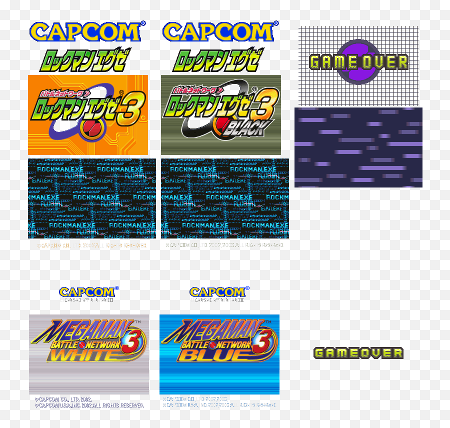 Game Boy Advance - Mega Man Battle Network 3 Titlegame Battle Network Mega Man Game Over Emoji,Battle Network 5 Emotion
