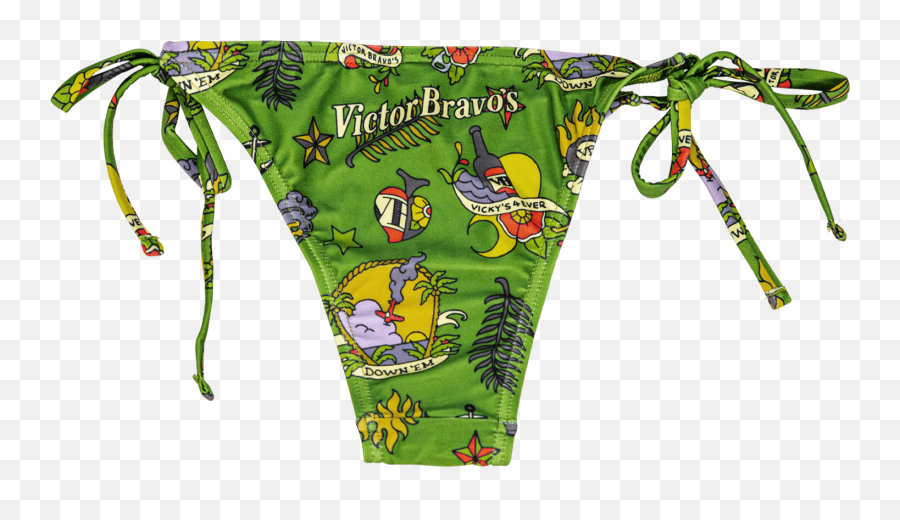 Victor Bravos Vicky Bu0027s Bikini Bottom U2013 Victor Bravou0027s - For Teen Emoji,Bikinis Emojis Black