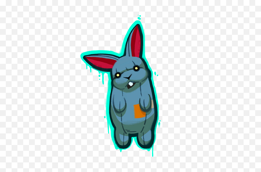 Sad Bunny - Fortnite Sad Bunny Spray Emoji,Discord Fortntie Emojis