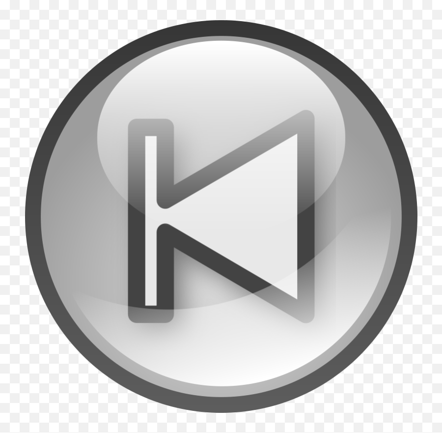 Free Clip Art Audio Button Set 7 By Akiross Emoji,Rewind Symbol Emoticon