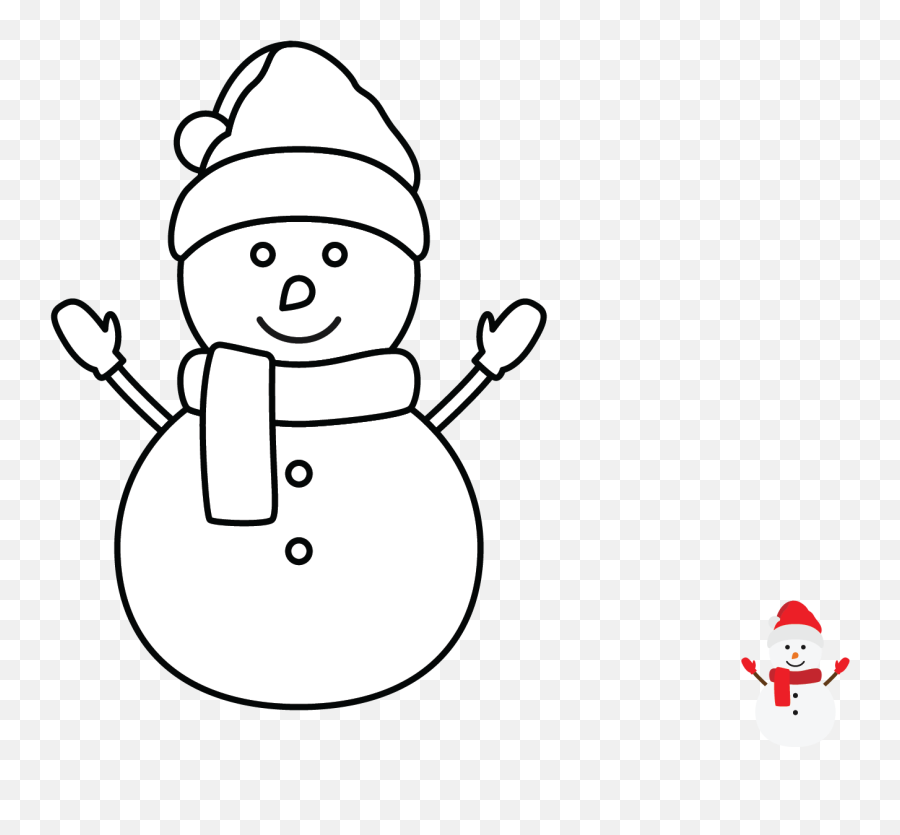 Coloring Snowman Graphic By Studioisamu Creative Fabrica Emoji,Eggplant Splash Emoticon