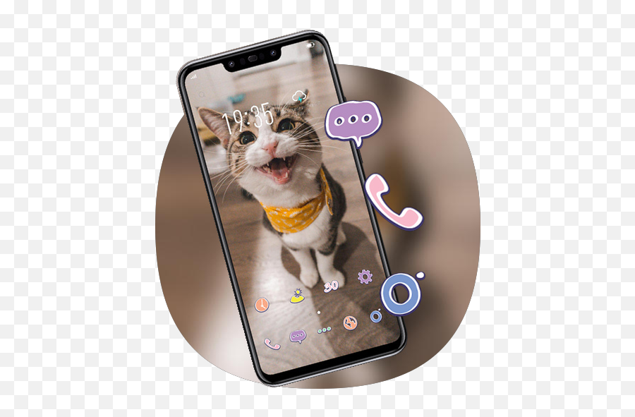 Cute Cat With Open Mouth Theme U2013 Aplikace Na Google Play Emoji,Tabby Emojis Transparent